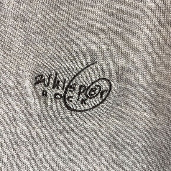 Peter Millar Merino Wool Sweater Mens XXL Beige V Neck Pullover Logo Golf - Picture 4 of 15